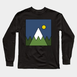 Mountain Scene Long Sleeve T-Shirt